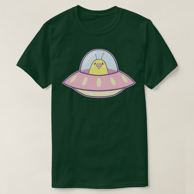 Space Budgie T-Shirt (Design vorne)