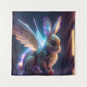 Space Bunny Wandteppich