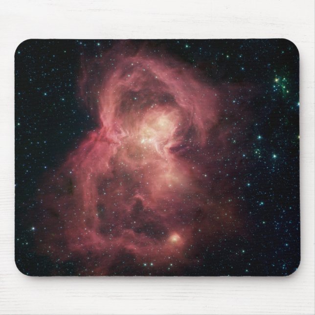 Space Butterfly Nebel Mousepad (Vorne)