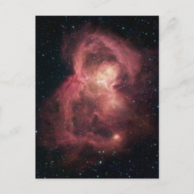 Space Butterfly Nebel Postkarte (Vorderseite)