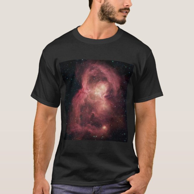 Space Butterfly Nebel T-Shirt (Vorderseite)