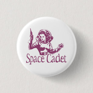 Space Cadet Pinka Button