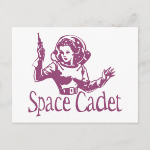 Space Cadet Pinka Postkarte