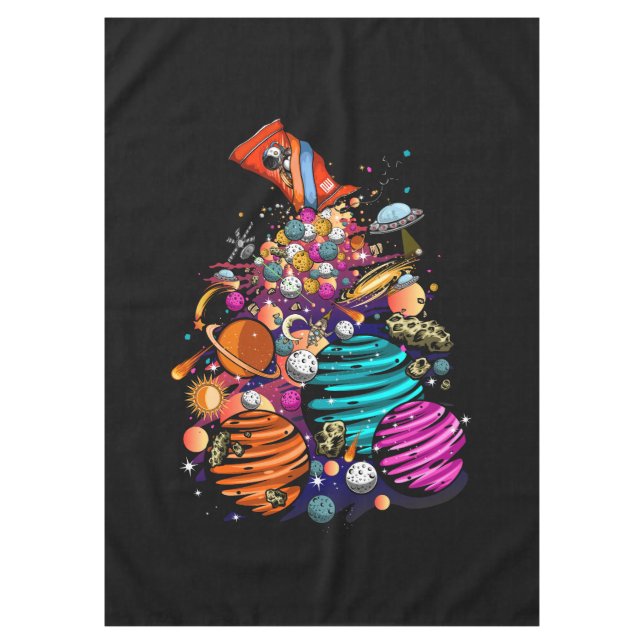 Space Candy Tischdecke (Vorderseite)