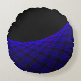 Space Carpet Geometric Round Pillow Rundes Kissen