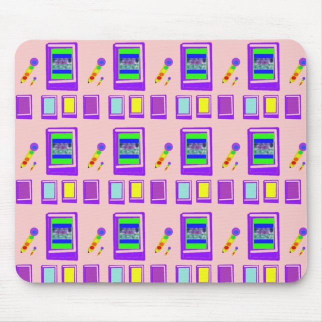 Space Castle Designer Mousepad (Vorne)