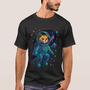 Space Cat - Astronaut Kitten im Weltraum T-Shirt