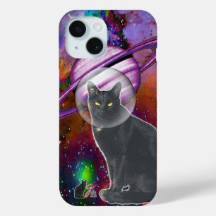 Space-Cat Cosmo Case-Mate iPhone 15 Fall Hülle