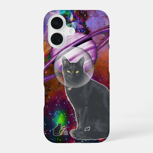 Space-Cat Cosmo Case-Mate iPhone-Hülle iPhone 16 Hülle (Rückseite)