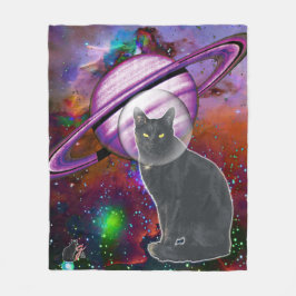 Space-Cat Cosmo Fleecedecke