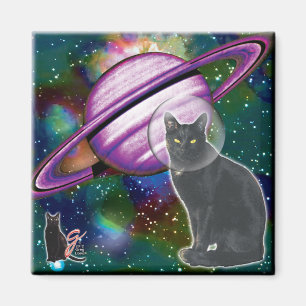 Space-Cat Cosmo Magnet
