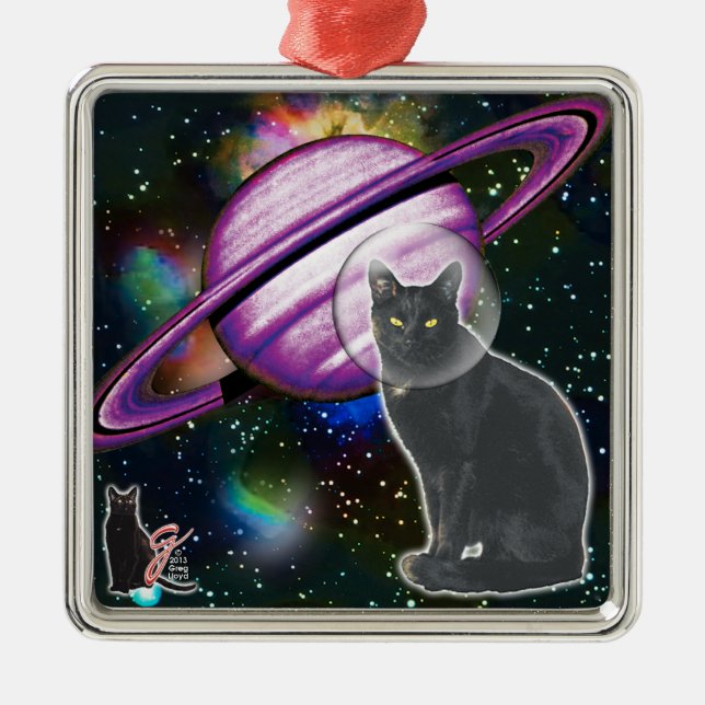 Space-Cat Cosmo Ornament (Vorne)