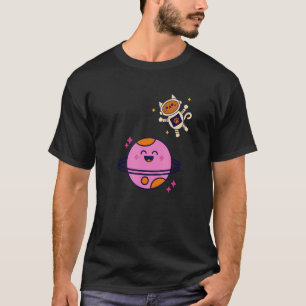 Space Cat Galaxie T-Shirt