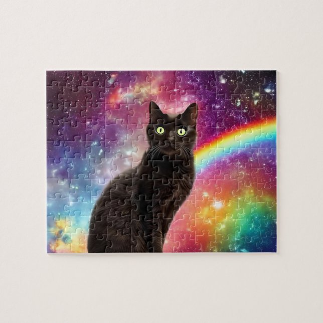 Space Cat Jigsaw Puzzle (Horizontal)