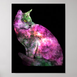 Space Cat Poster