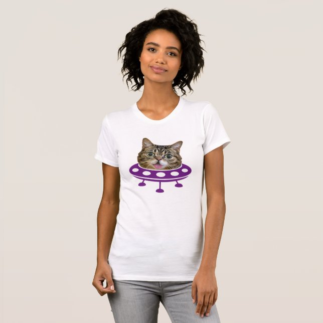 Space Cat T - Shirt (Vorne ganz)