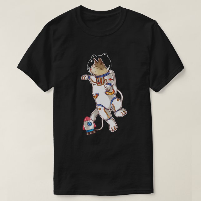 Space Cat T - Shirt (Design vorne)