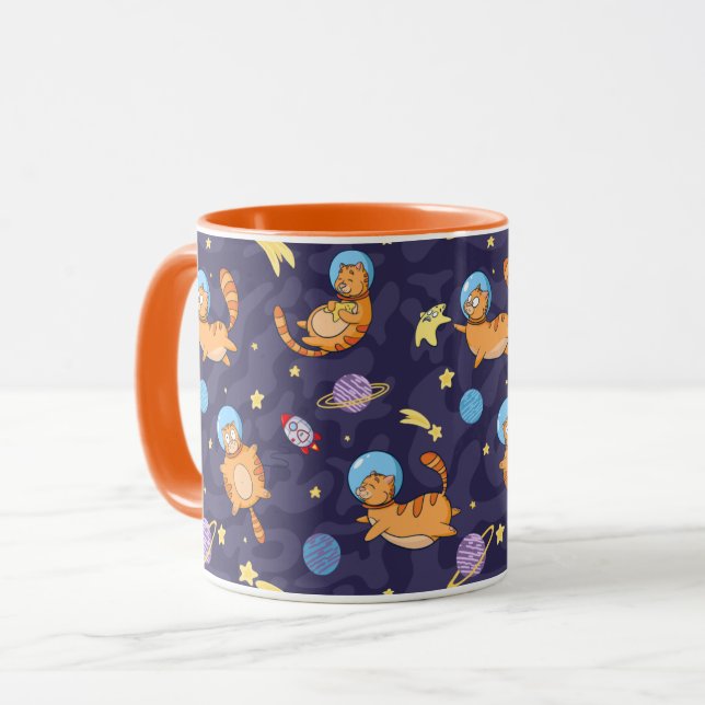 Space Cats Tasse (Vorderseite Links)