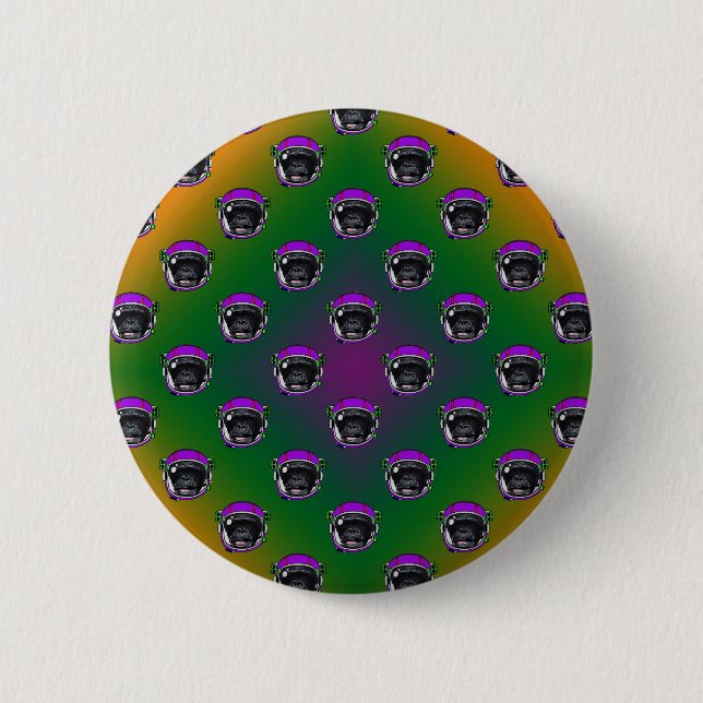 Space Chimp Button (Vorderseite)