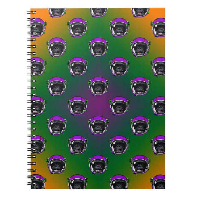 Space Chimp Notizblock (Vorderseite)