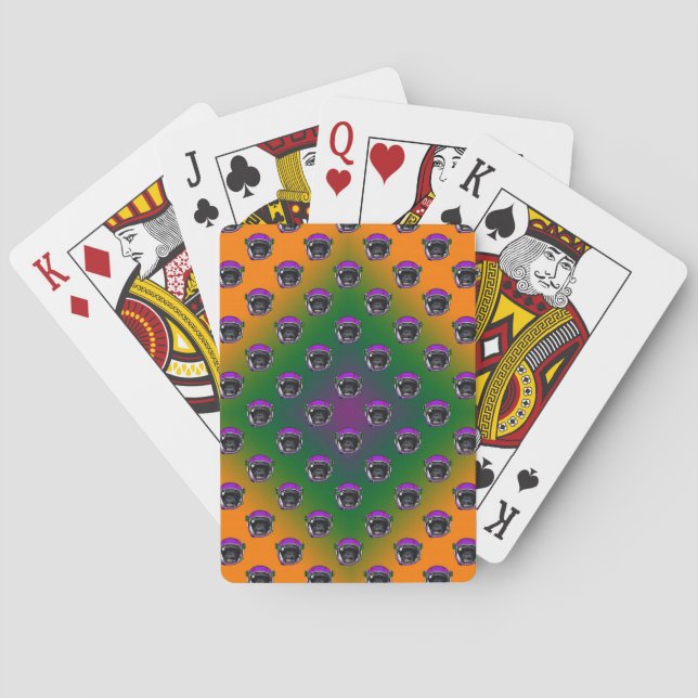 Space Chimp Spielkarten (Rückseite)