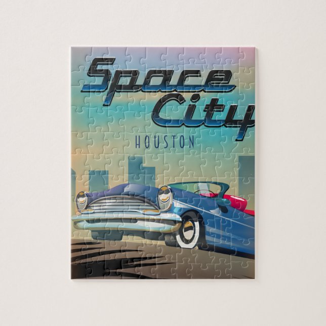 Space City Houston Puzzle (Vertikal)