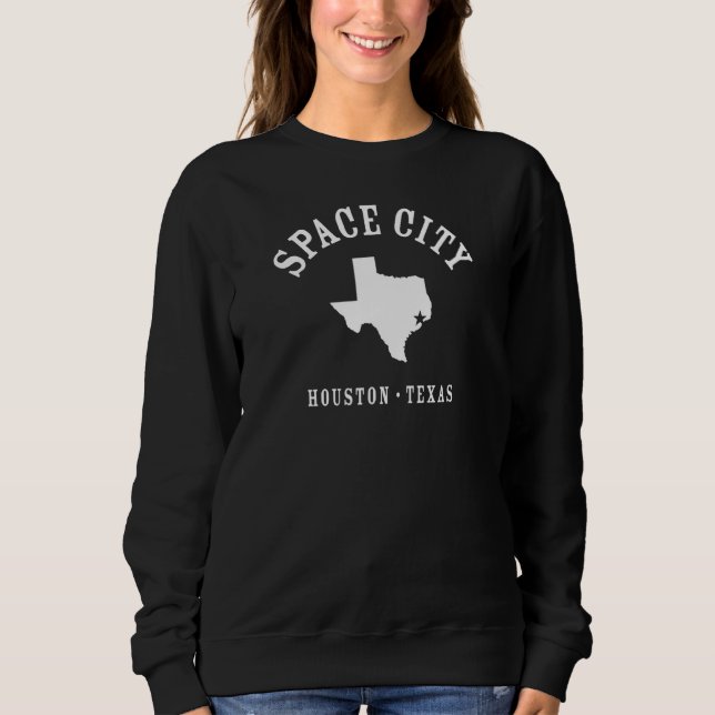 Space City Houston Texas Athletic Design W Texas Sweatshirt (Vorderseite)