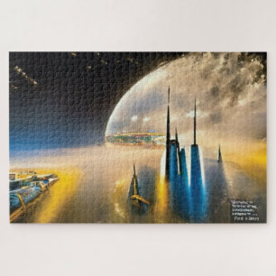 Space City Jigsaw Puzzle