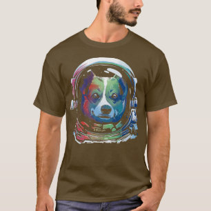 Space Corgi Astronaut Dog Lover Corgi Eigentümer F T-Shirt