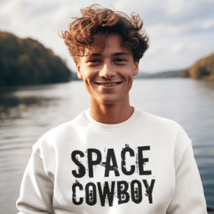 SPACE COWBOY, lustige VINTAGE Männer-T - Shirt