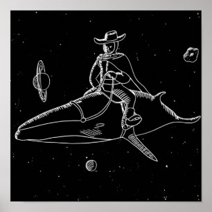 Space Cowboy Poster