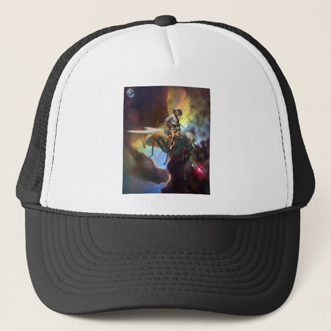 Space Cowboy Truckerkappe (Vorderseite)