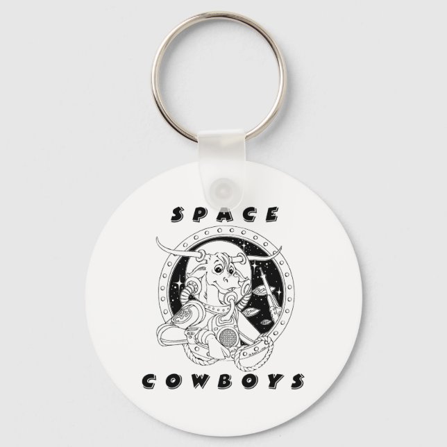 Space Cowboys Schlüsselanhänger (Vorderseite)