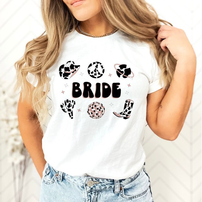 Space Cowgirl Bachelorette Bride Shirt (Von Creator hochgeladen)