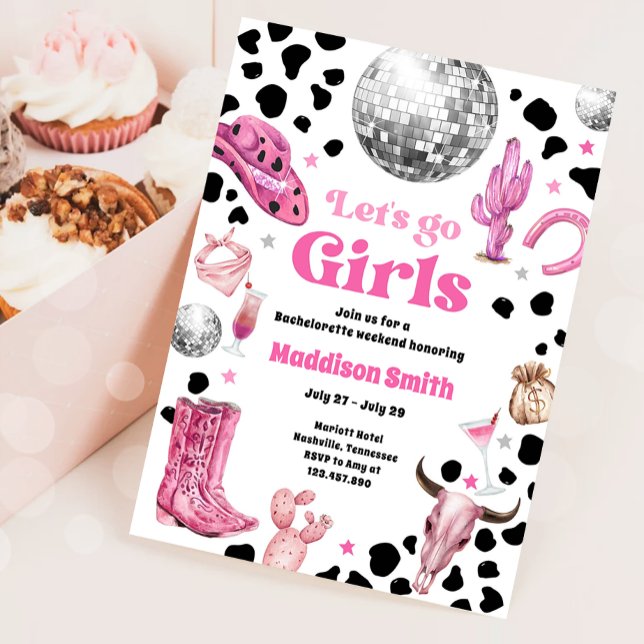 Space Cowgirl Disco Einladung (Von Creator hochgeladen)