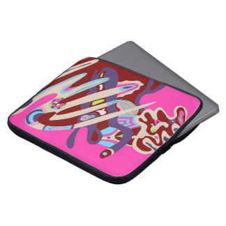 "Space Creature" Digitale Kunst Laptopschutzhülle