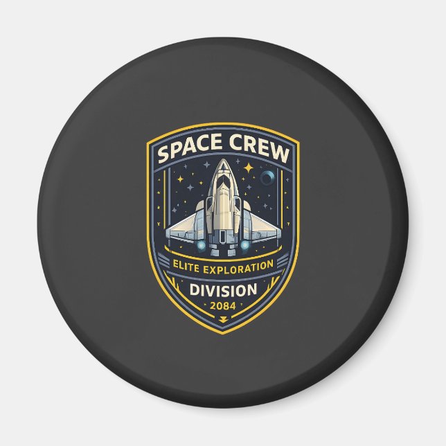 Space Crew Exploration Division Academy Magnet (Vorne)