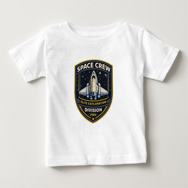 Space Crew Exploration Division Baby T-Shirt (Vorderseite)