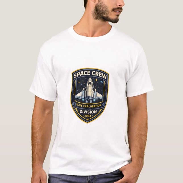 Space Crew Exploration Division Men T-Shirt (Vorderseite)