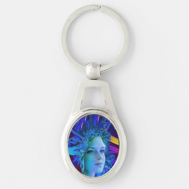 Space Crystal Schlüsselanhänger (Vorderseite)