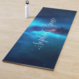 Space Dark Blue Sky Yogamatte
