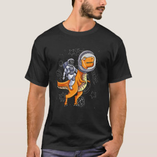 Space Dino Astronomie Astronaut Reiten Rex T-Shirt
