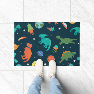 Space Dinosaurier Fußmatte