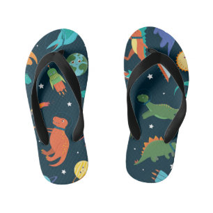 Space Dinosaurier Kinderbadesandalen