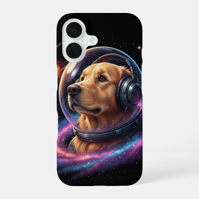 Space Dog iPhone 16 Case iPhone 16 Hülle (Rückseite)