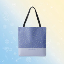 Space Doodle Lavendelblau personalisierter Name