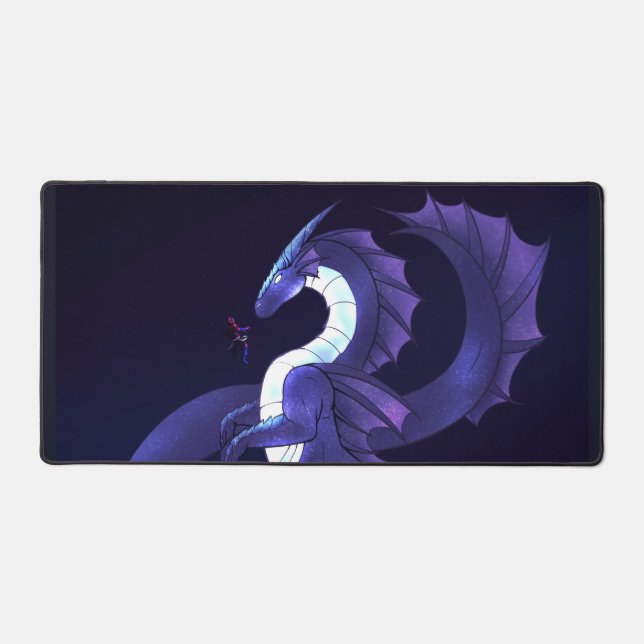 Space Dragon Draco Schreibtischunterlage (Vorderseite)