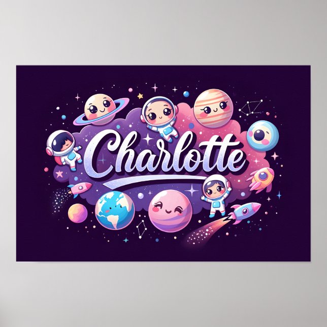 Space Dreams Charlotte Wallfahrtskirche Poster (Vorne)
