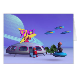 Space Eats Cafe Card