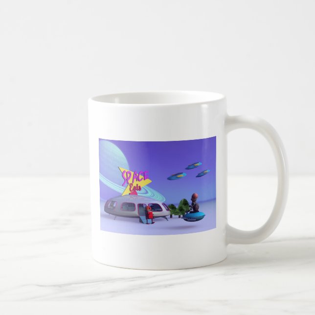 Space Eats Café Tasse (Rechts)